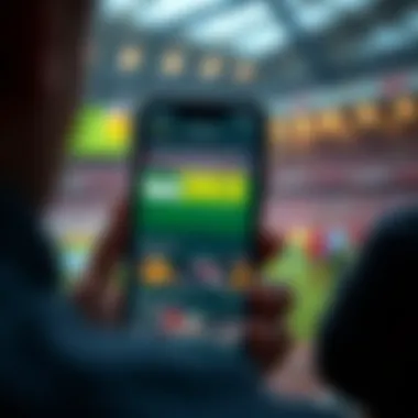 Overview of bet365 Android app interface