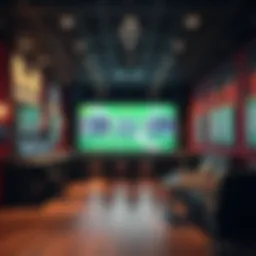 Innovative betting room design with strategic layout