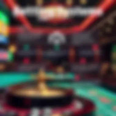 A detailed infographic illustrating various betting systems used in casinos.