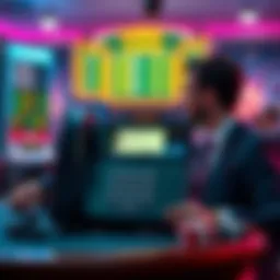 Concept of casino telephone betting