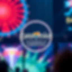 Eurovision logo showcasing the vibrant spirit of the competition