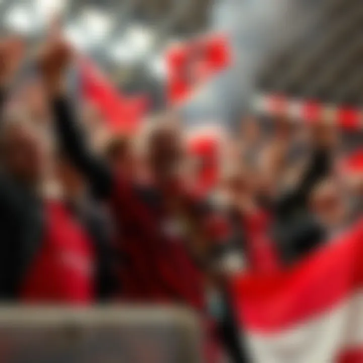 FC Nuremberg fans celebrating a victory