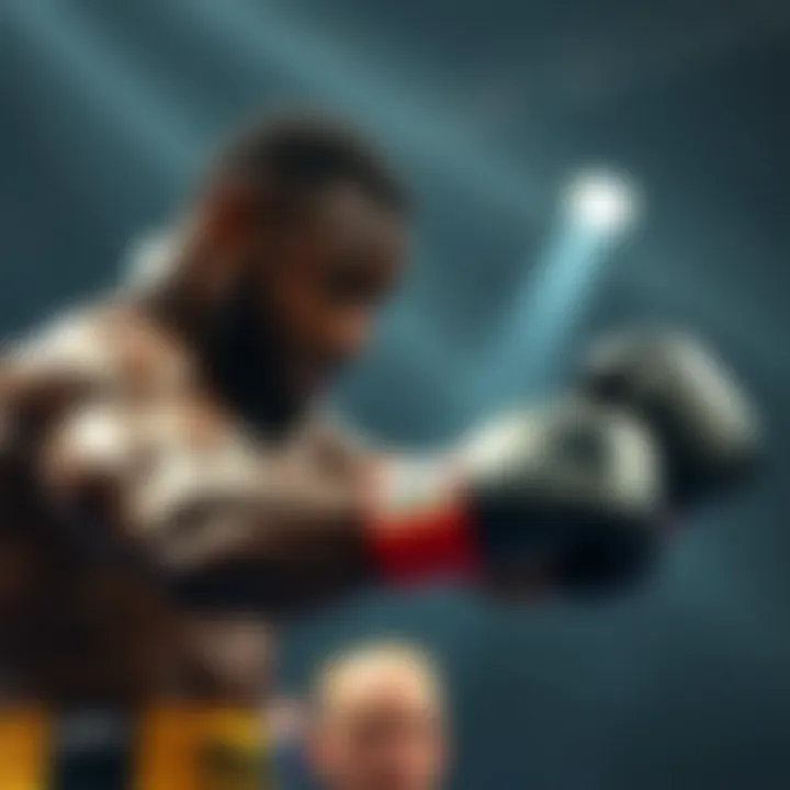 Francis Ngannou demonstrating his striking power