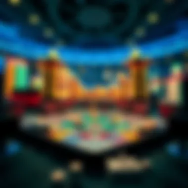 Graphical representation of betting strategies in casinos