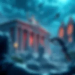A captivating illustration of the Olympus slot theme featuring Greek mythology elements.