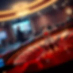 Digital roulette wheel spinning