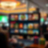 A vibrant online casino interface showcasing various games