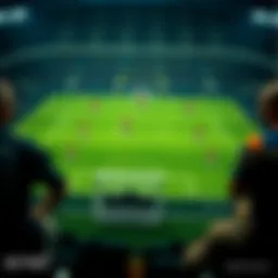 A strategic football formation diagram illustrating pre-season tactics