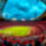 View of the Real Salt Lake stadium during a match showcasing vibrant fan engagement