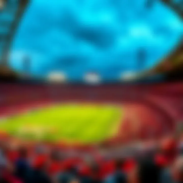 View of the Real Salt Lake stadium during a match showcasing vibrant fan engagement