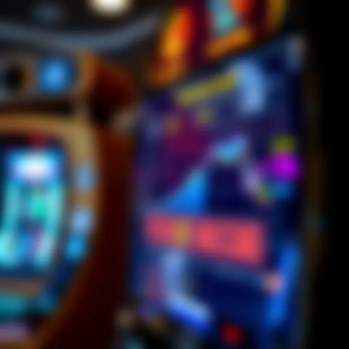 A statistical chart illustrating trends in slot machine gaming