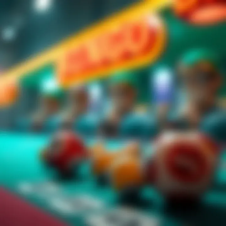 Strategic bingo gameplay illustration