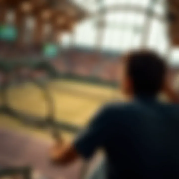 Dynamic tennis match in progress showcasing live betting opportunities